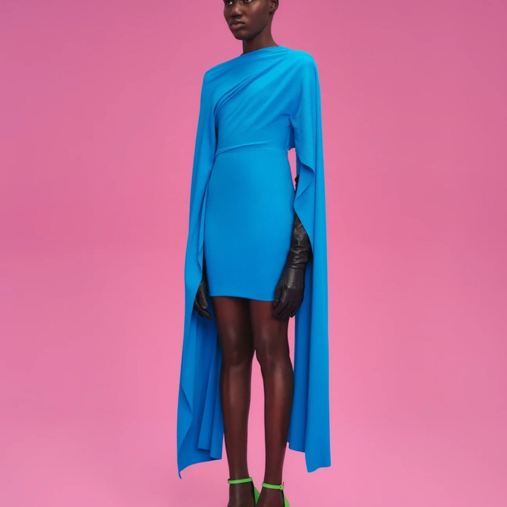 NWT Solace London Leona Mini Dress in Azure size 4